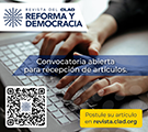 La Revista del CLAD Reforma y Democracia abre la convocatoria para la recepción de artículos